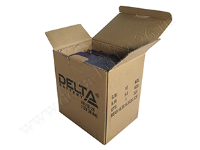 Открытая коробка с аккумулятором Delta HRL 12-26